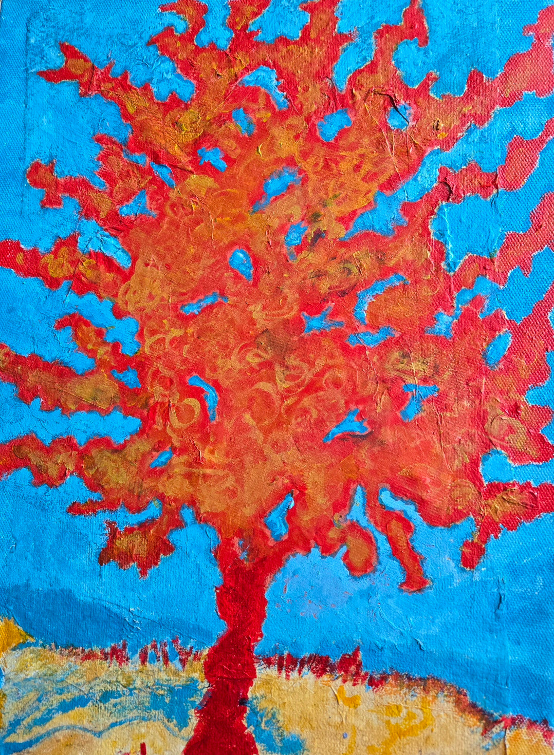 Small Acrylic Painting 12"X16"