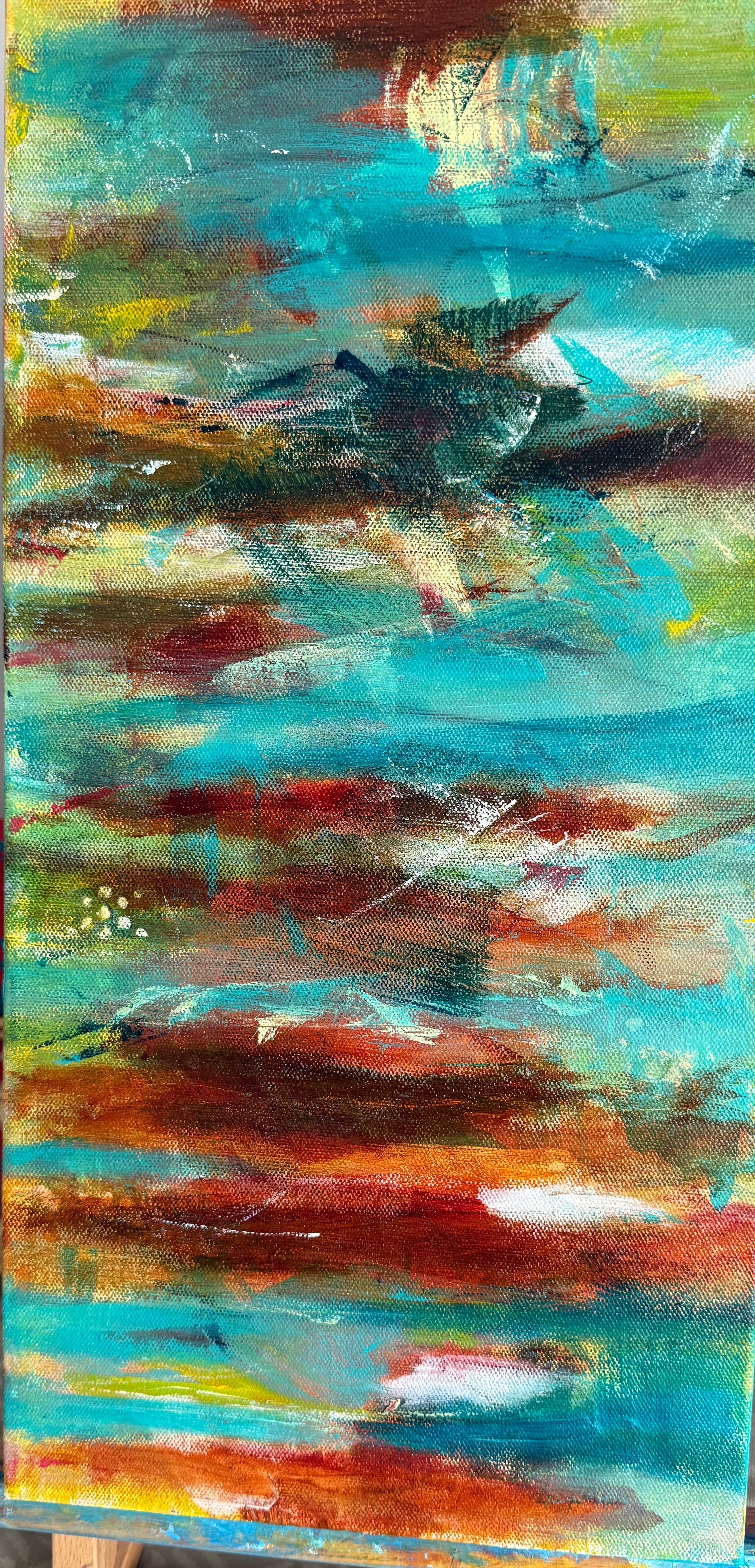 Acrylic Painting "Lines and More"