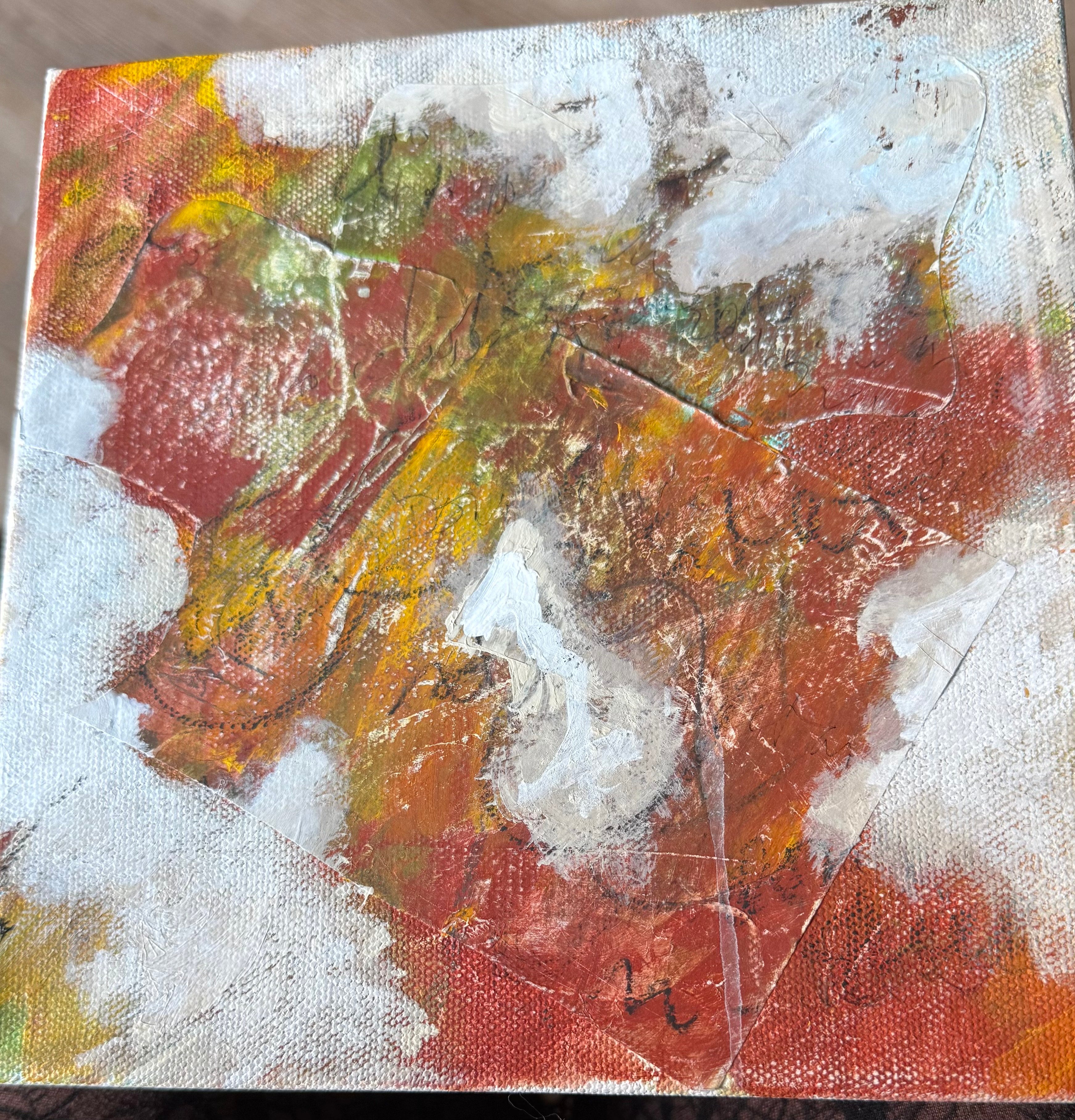 Small Acrylic Painting " Classroom Dream"