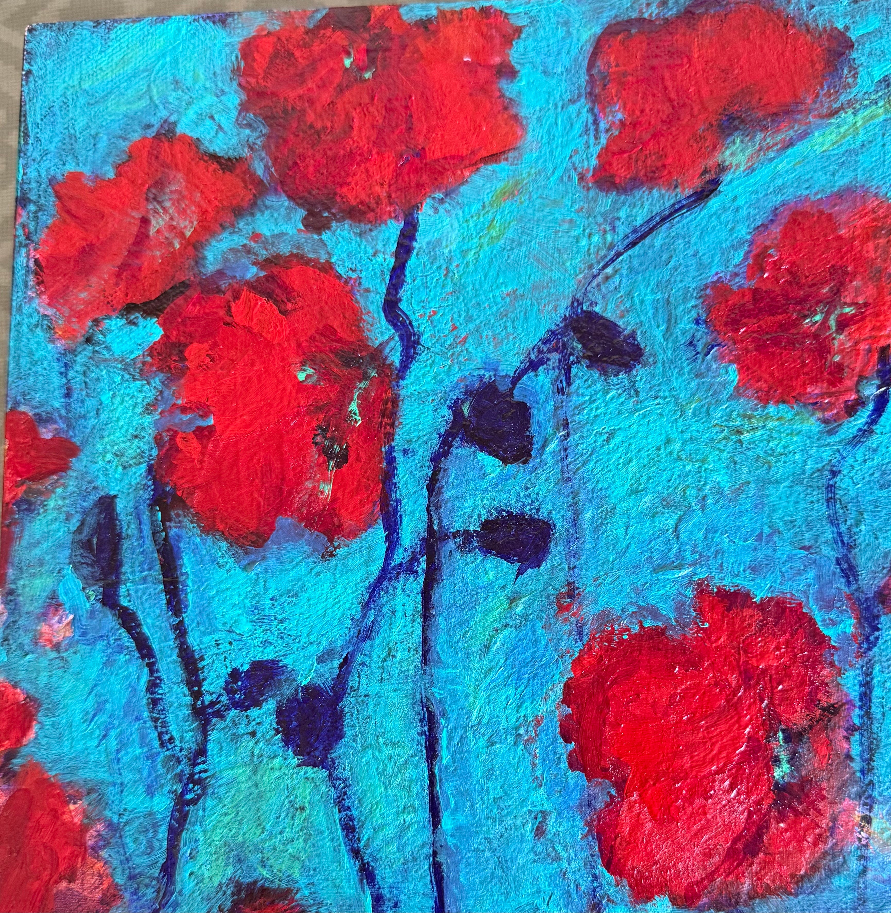 Acrylic Painting "Dream Poppies"           SOLD