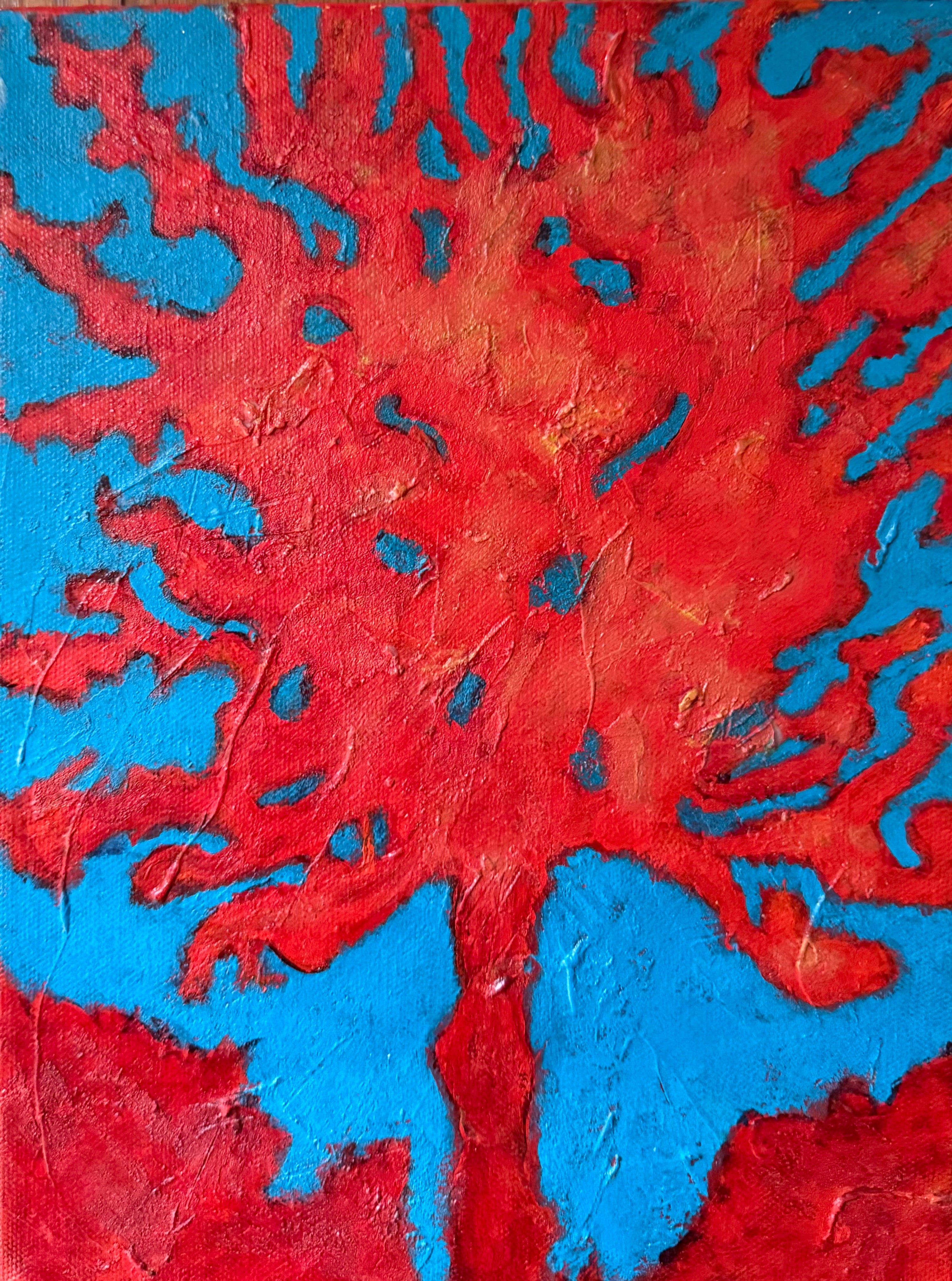 Smal Acrylic Painting 9'X12"