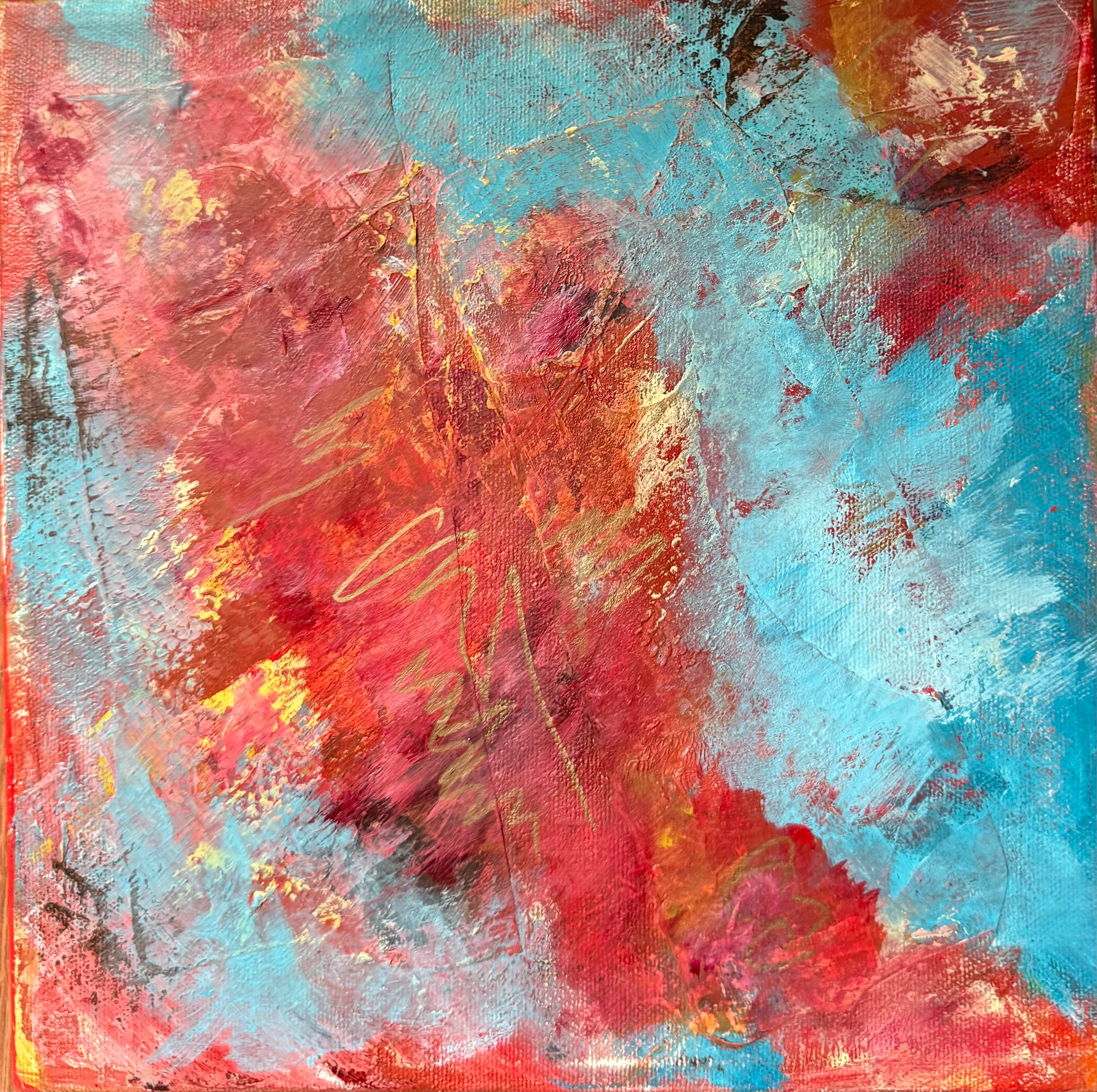 Acrylic Painting "Happy Birthday"